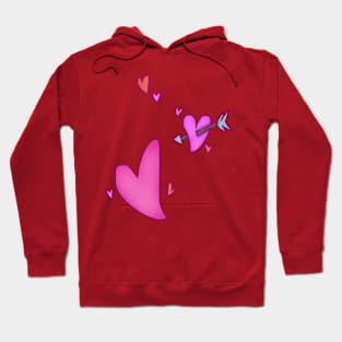 Cluster of Hearts Hoodie